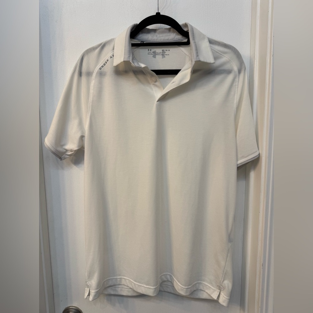 Under Armour Heatgear Men's White Polo Shirt